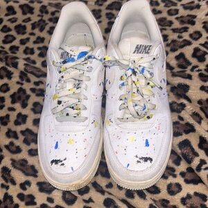 Paint Splatter AF1’s (from atlanta)
